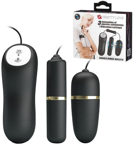 Double Vibro Bullets (Black)