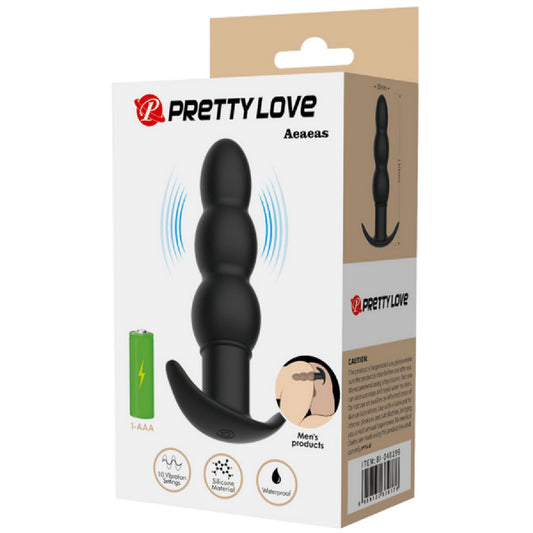 Silicone Butt Plug - Aeaeas (Black)