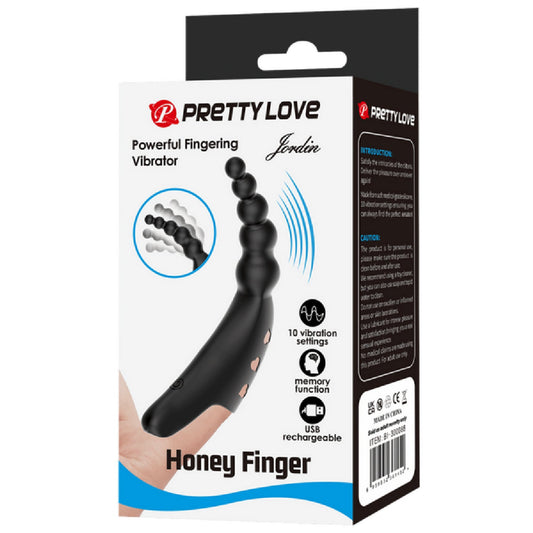 Rechargeable Honey Finger - Jordin (Black)