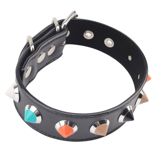 Collar with Thorns (Black)