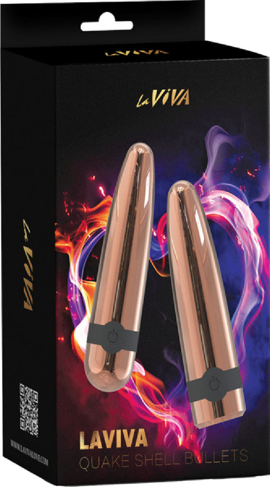Quake Shell Bullets (Rose Gold)