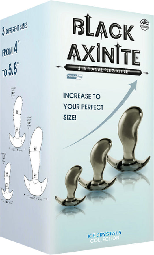 3 In 1 Anal Plug Kit Set (Smoke)