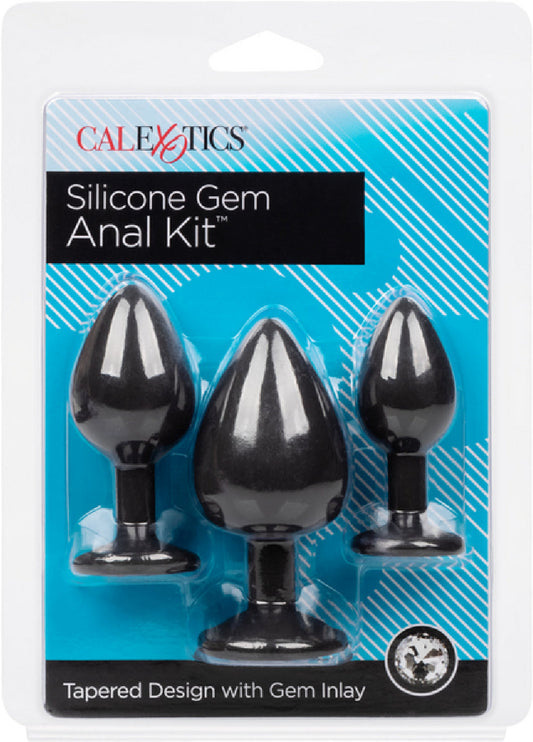 Silicone Gem Anal Kit (Black)