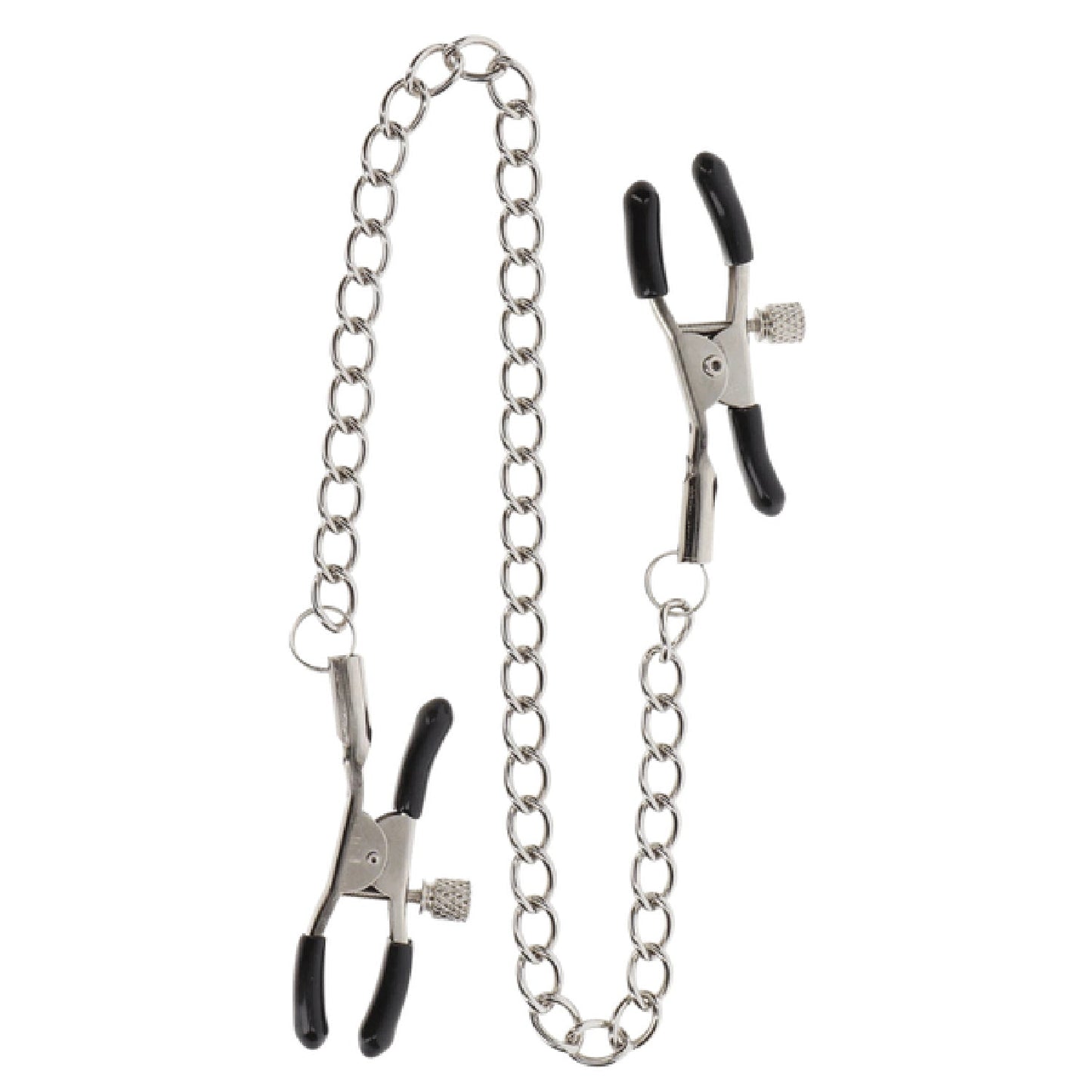 Adjustable Clamps With Chain (Silver)