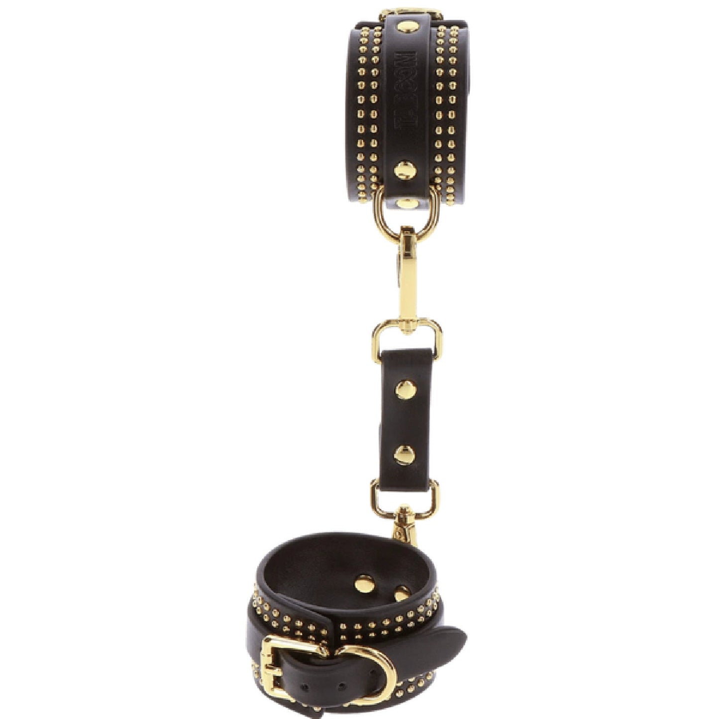 Studded Wrist Cuffs Set (Black)