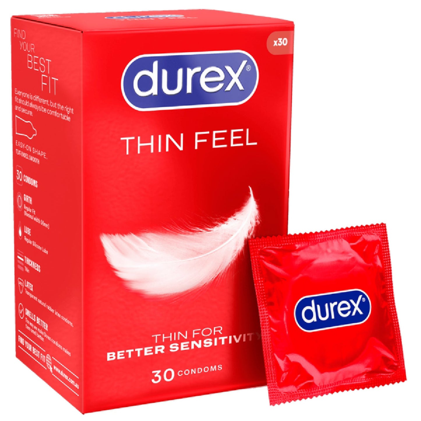 Thin Feel Latex Condoms 30's