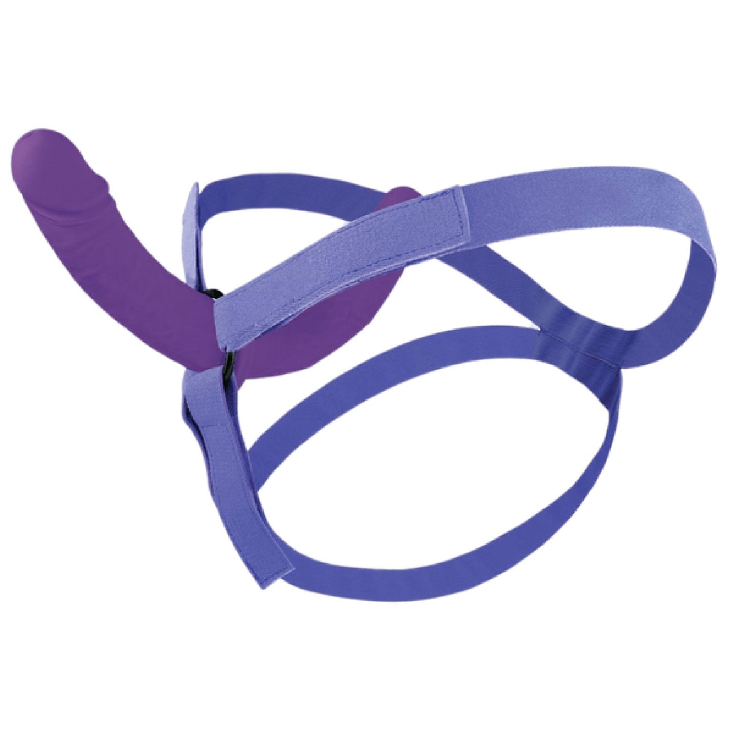 Ultra Lover - Double Dong Penetrix with Harness (Purple)