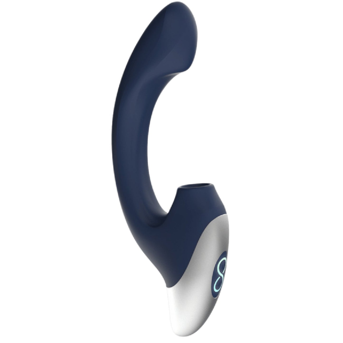 Thumping Rechargeable Silicone Vibrator (White)