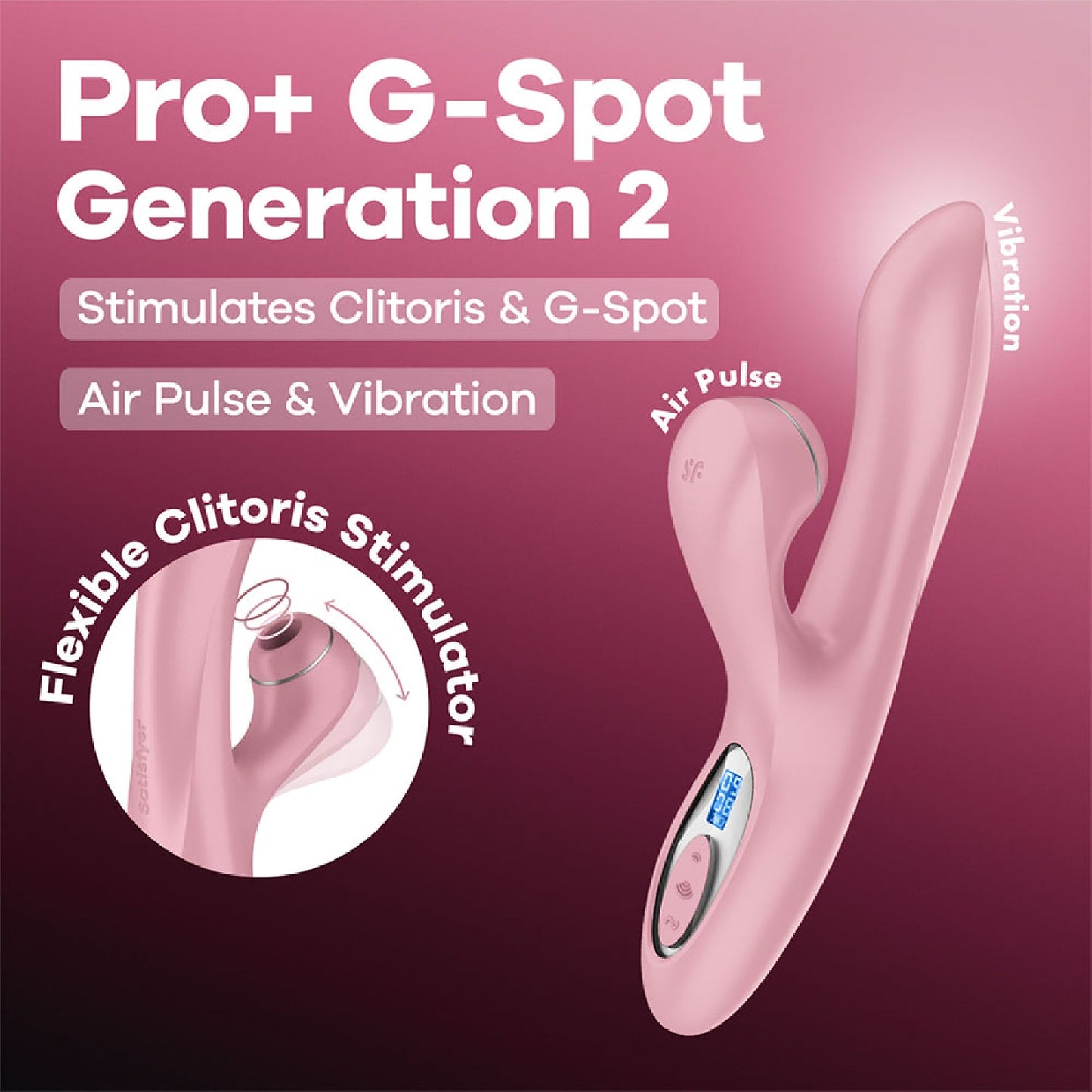 Satisfyer Pro + G-Spot - Pink