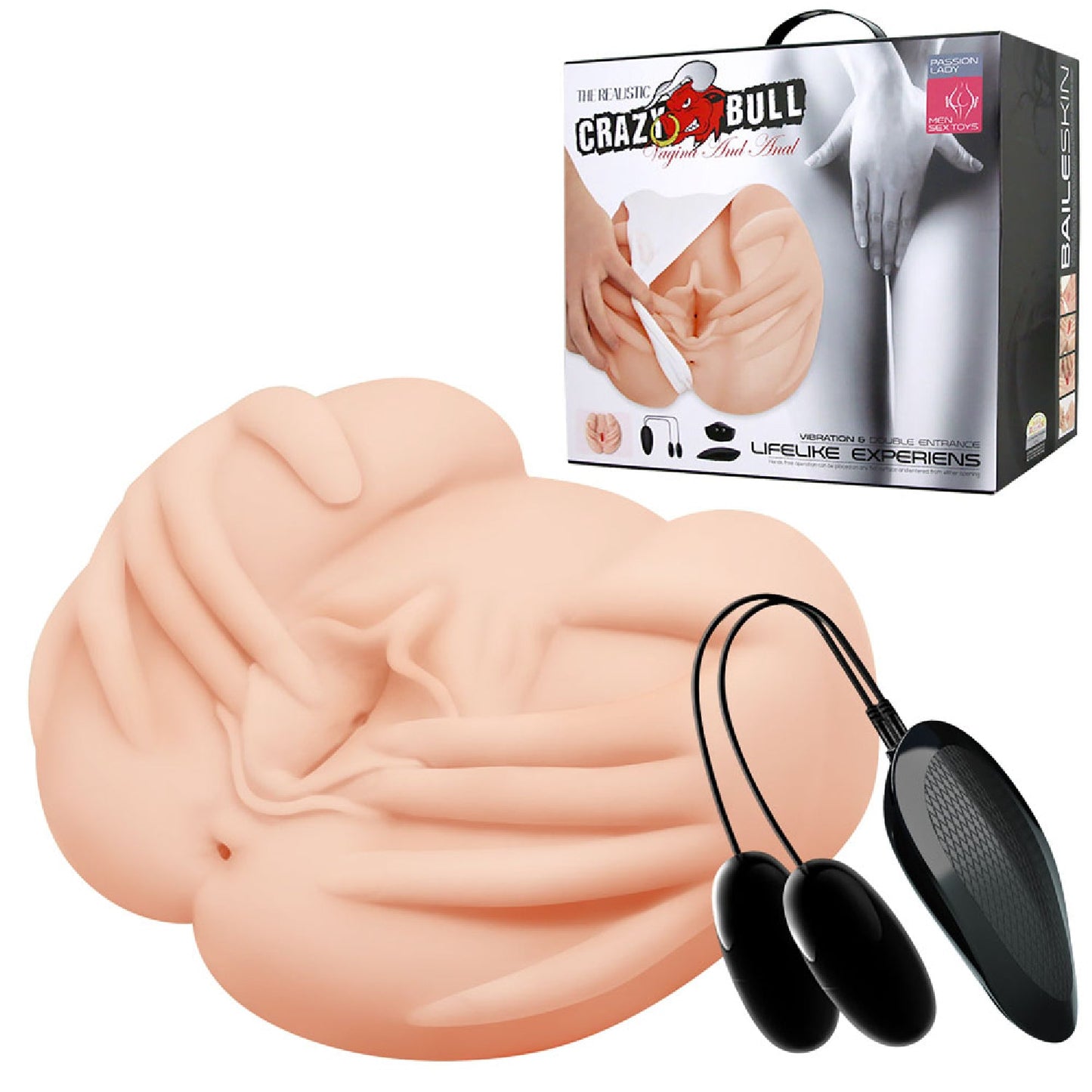 CRAZY BULL Vibrating Spread Torso