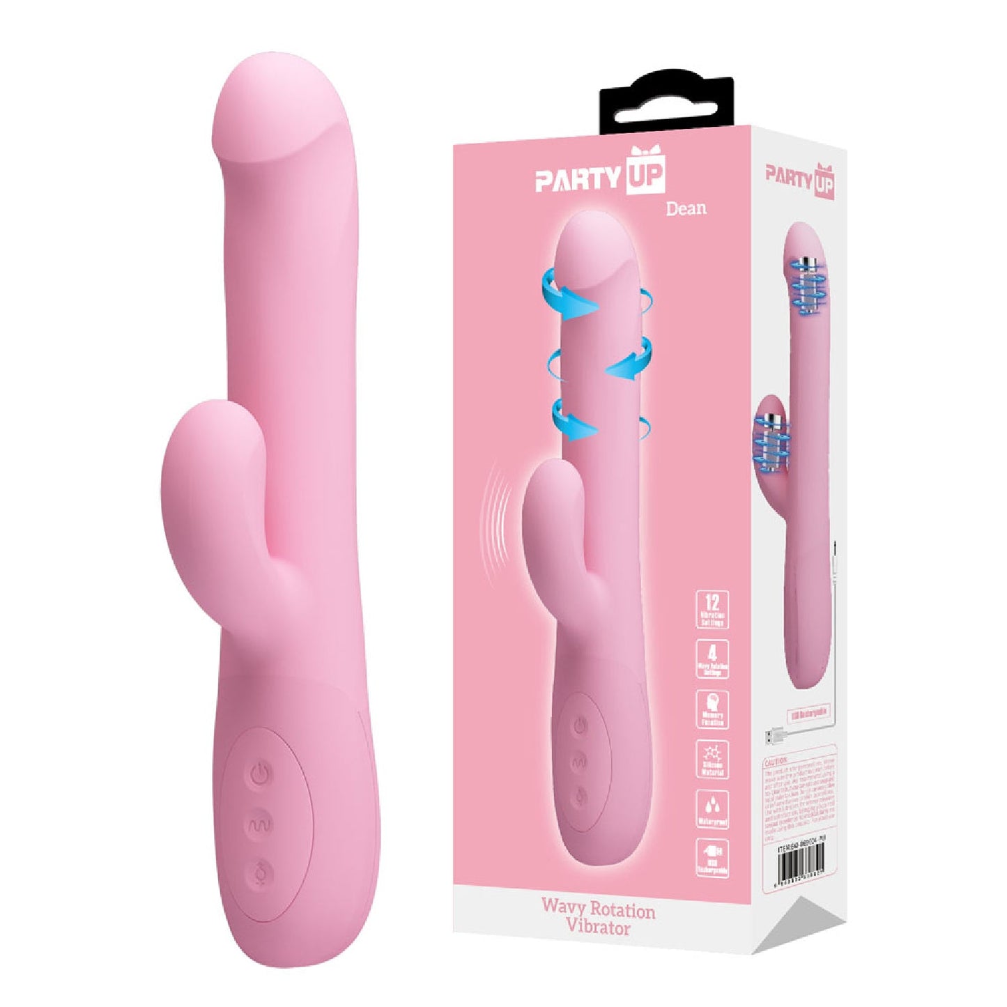 Party Up DEAN Wavy Rotation Vibe - Pink