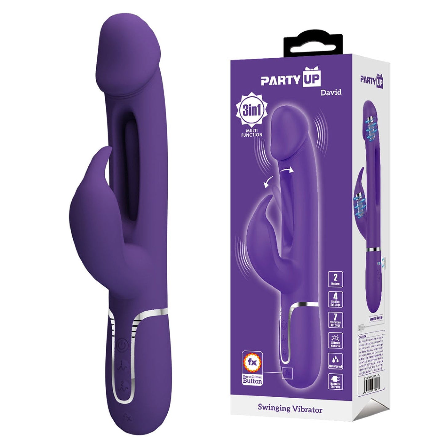 Party Up DAVID Swinging Vibe - Purple