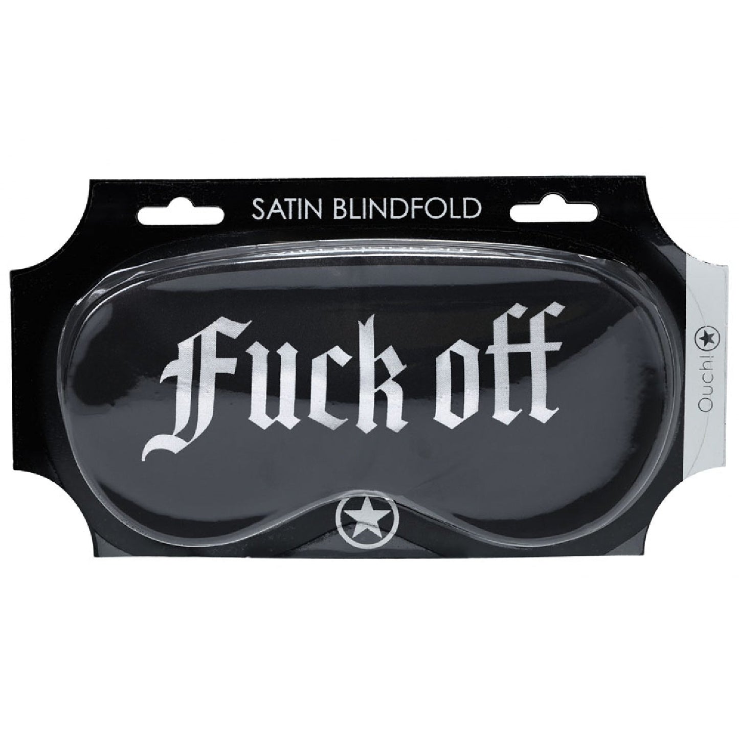 OUCH! Satin Mask - Fuck Off