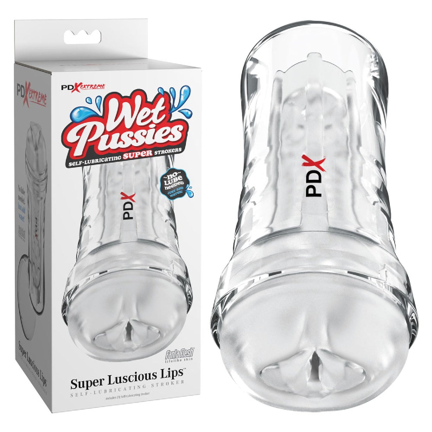 PDX Extreme Wet Pussies - Super Luscious Lips - Clear