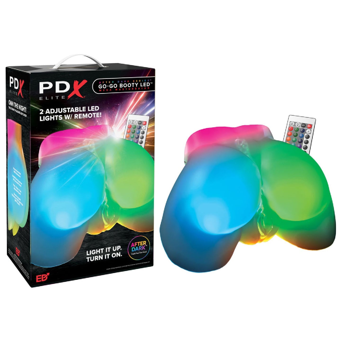 PDX Elite Go-Go Booty LED Mega Masturbator