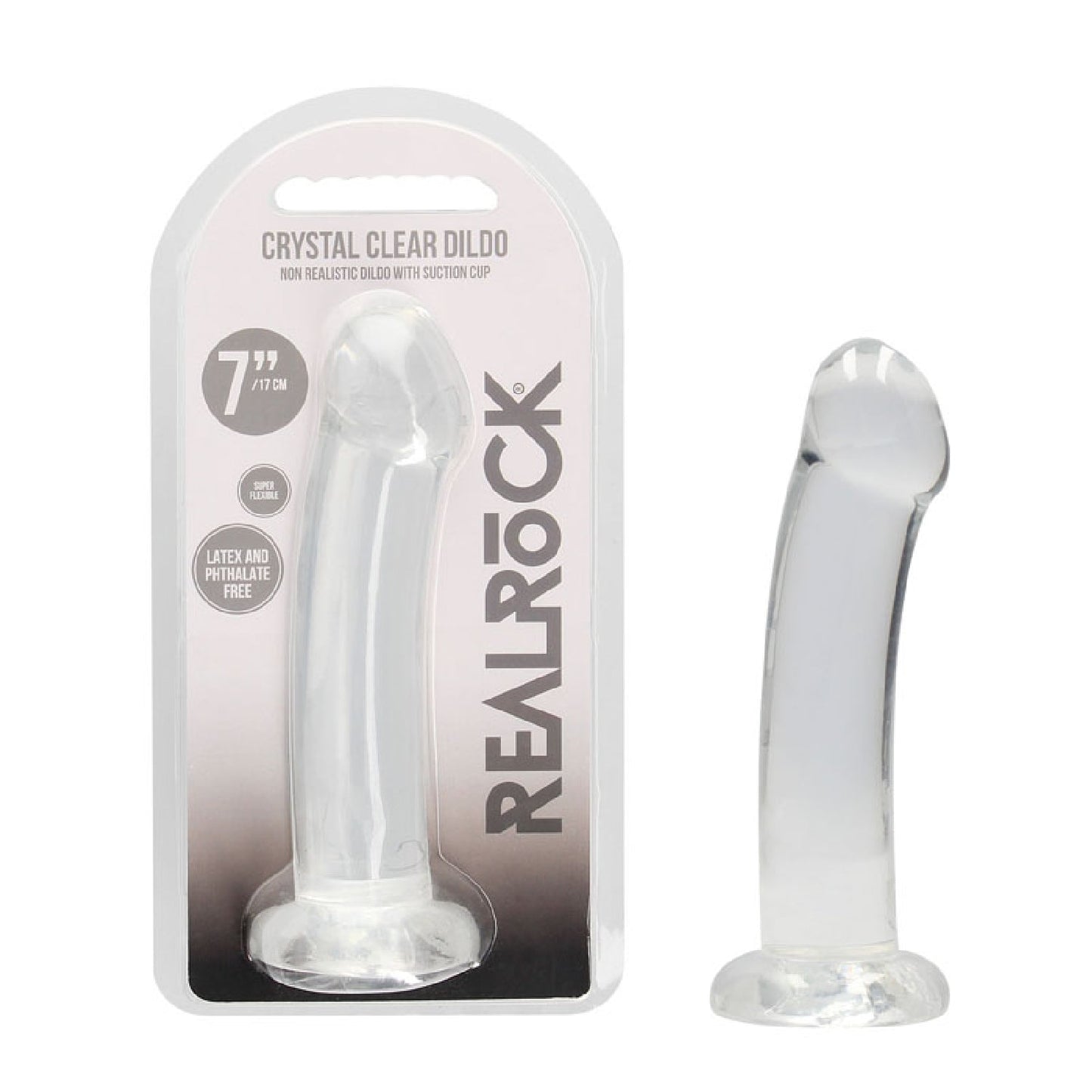 REALROCK Non Realistic Dildo With Suction Cup - 17 cm