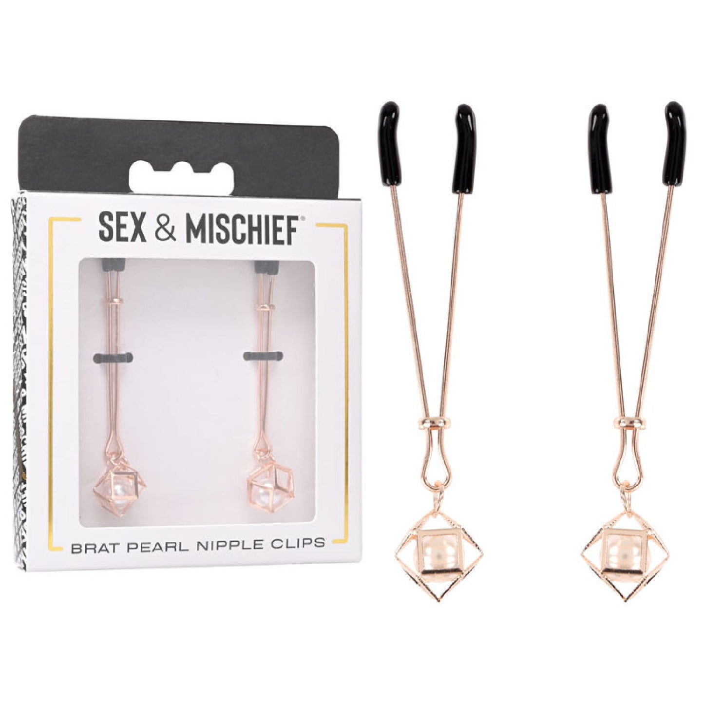 Sex and Mischief Brat Pearl Nipple Clips