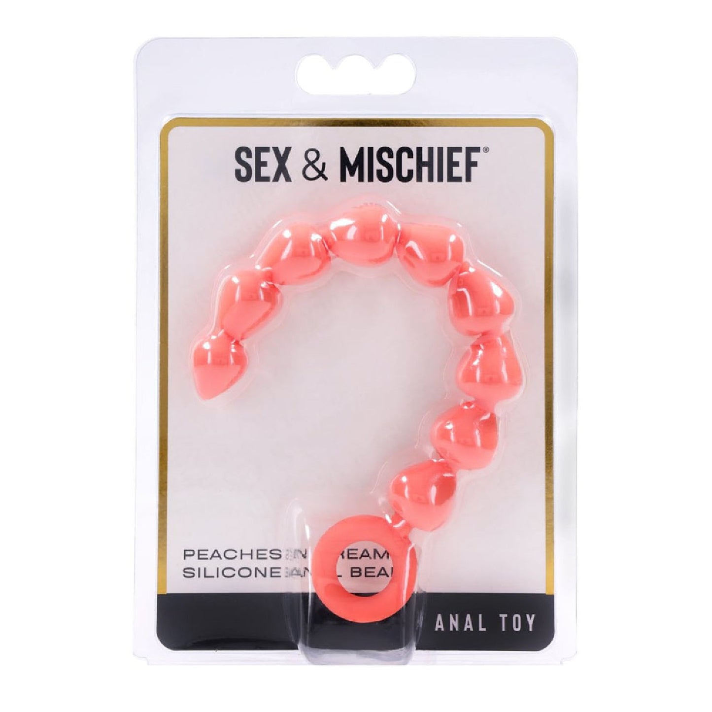 Sex and Mischief Peaches n CreaMe Silicone Anal Beads