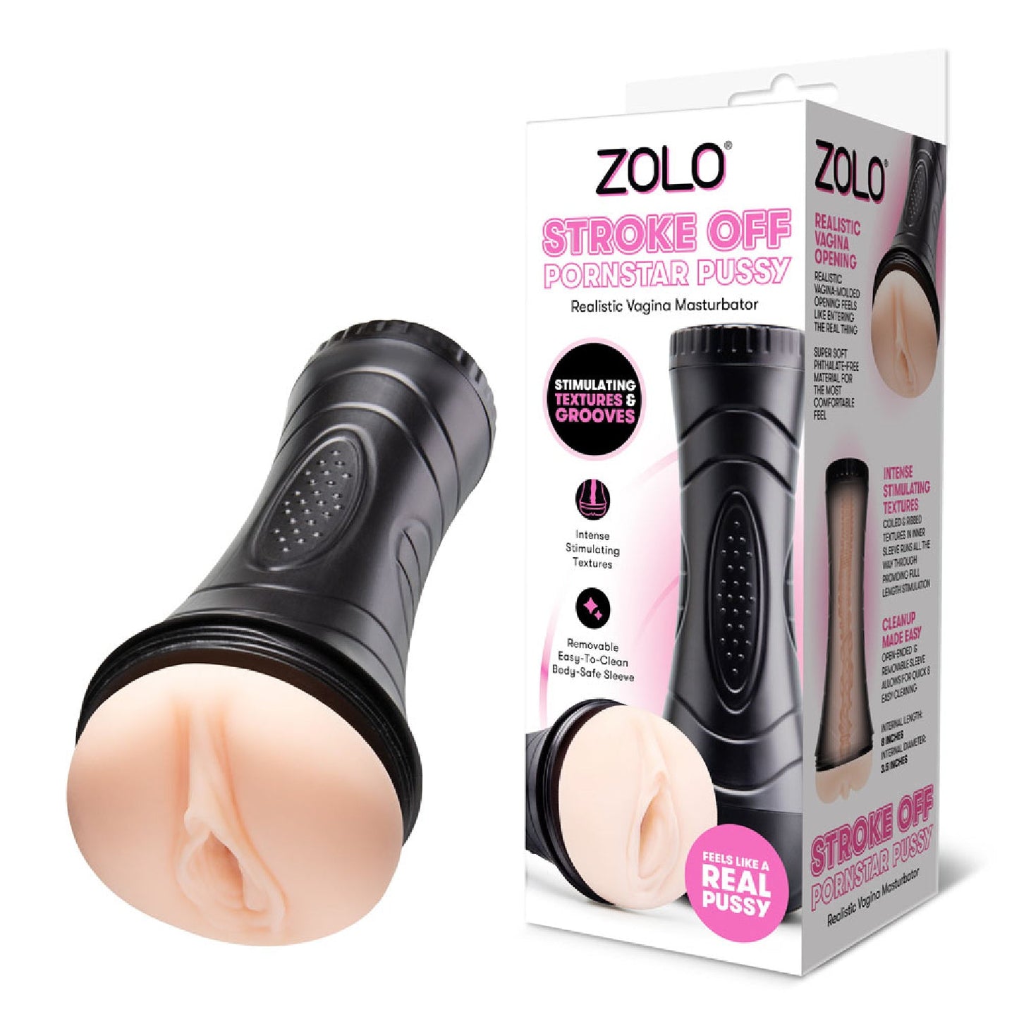 Zolo STROKE OFF Pornstar Pussy