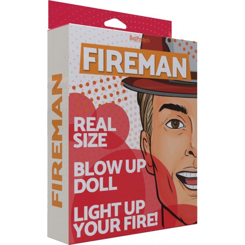 Hott Products Fireman Inflatable Doll