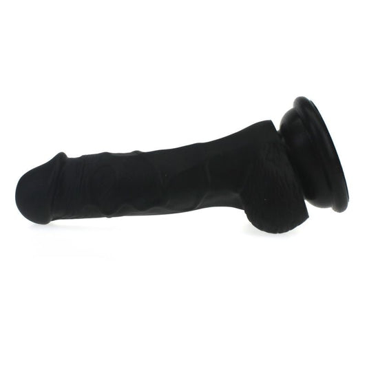 X-Men Realistic Dildo Veined Shaft W Balls Black