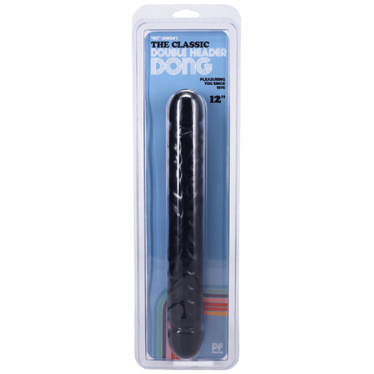 The Classic Jr. Veined Double Header - 12" (Black)