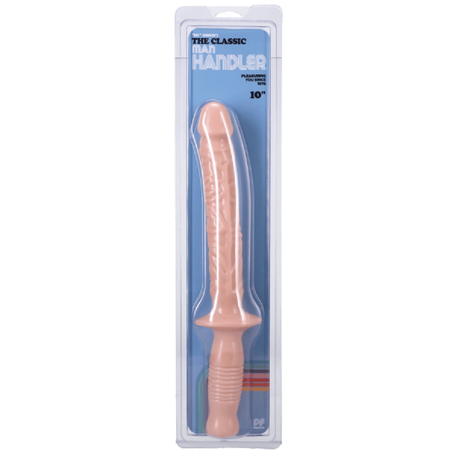 The Classic Manhandler - 10" Dildo Plus Handle (White)