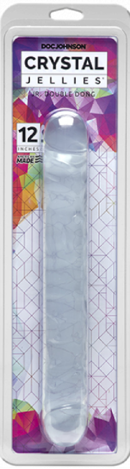 12" Jr. Double Dong (Clear)