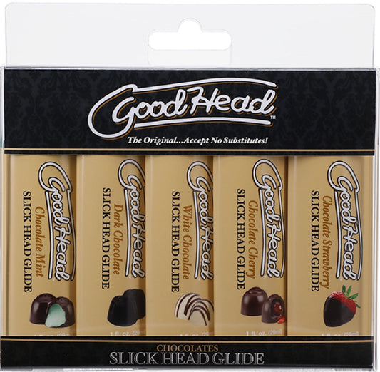 Slick Head Glide Chocolates - 5 Pack