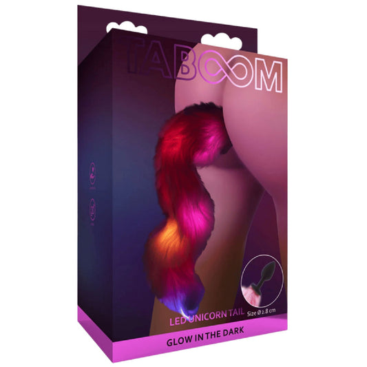 Unicorn Tail and Buttplug LED (Black)