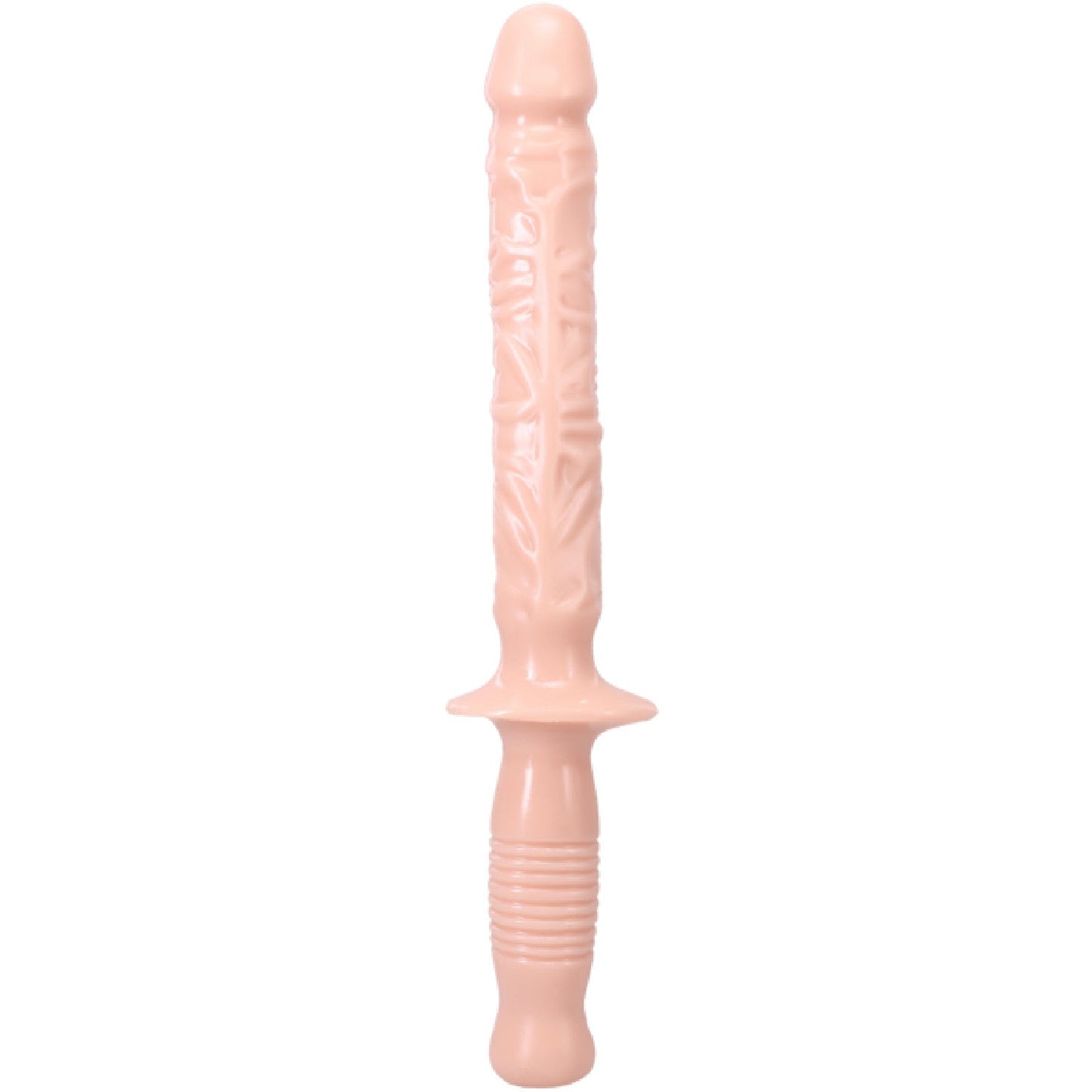 The Classic Manhandler - 10" Dildo Plus Handle (White)