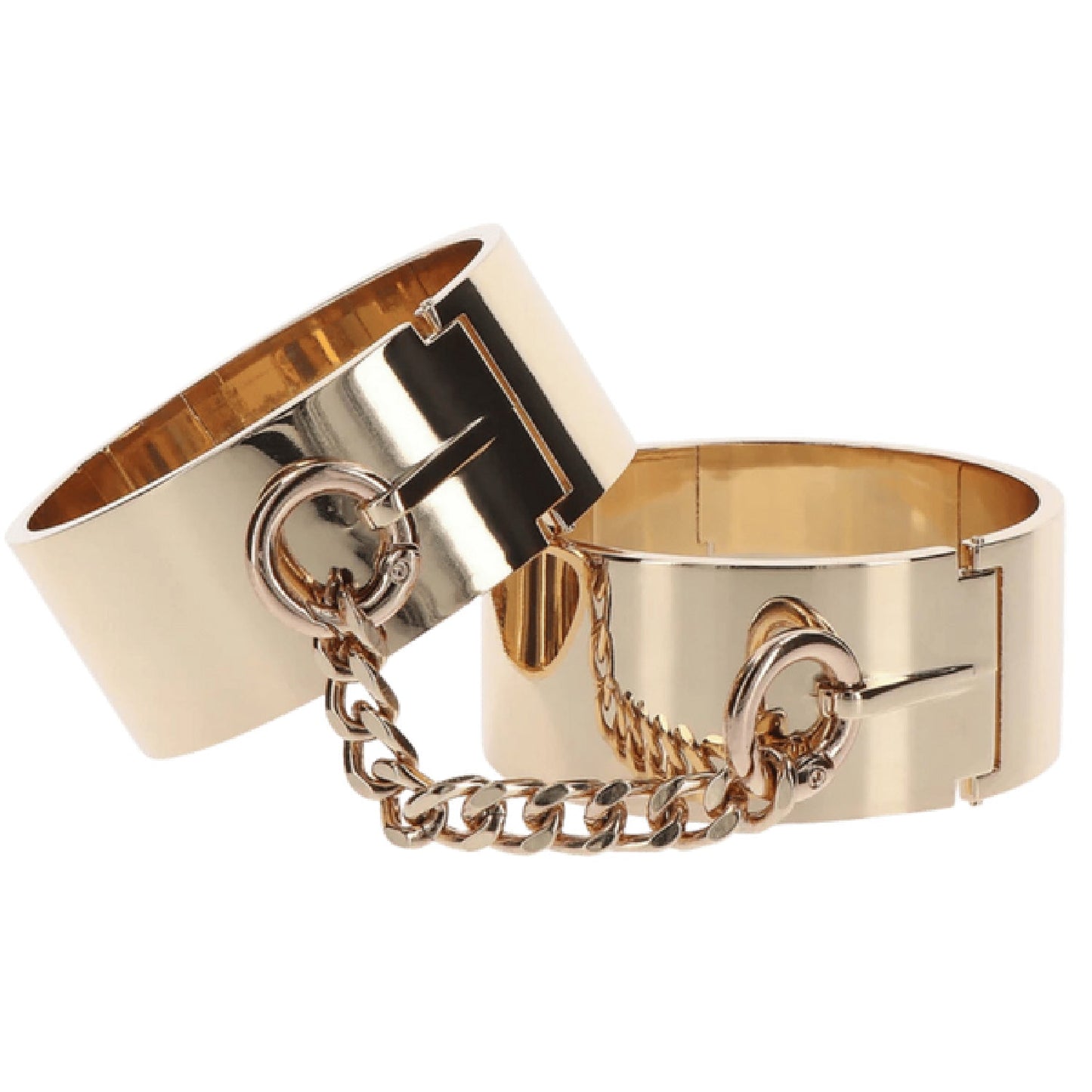 Slave Wrist Cuffs (Gold)