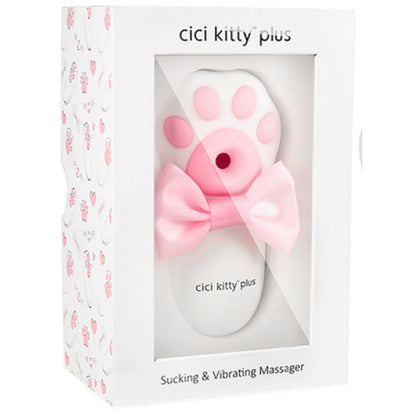 CICI KITTY PLUS - Suction and Vibration Massager (Pink)