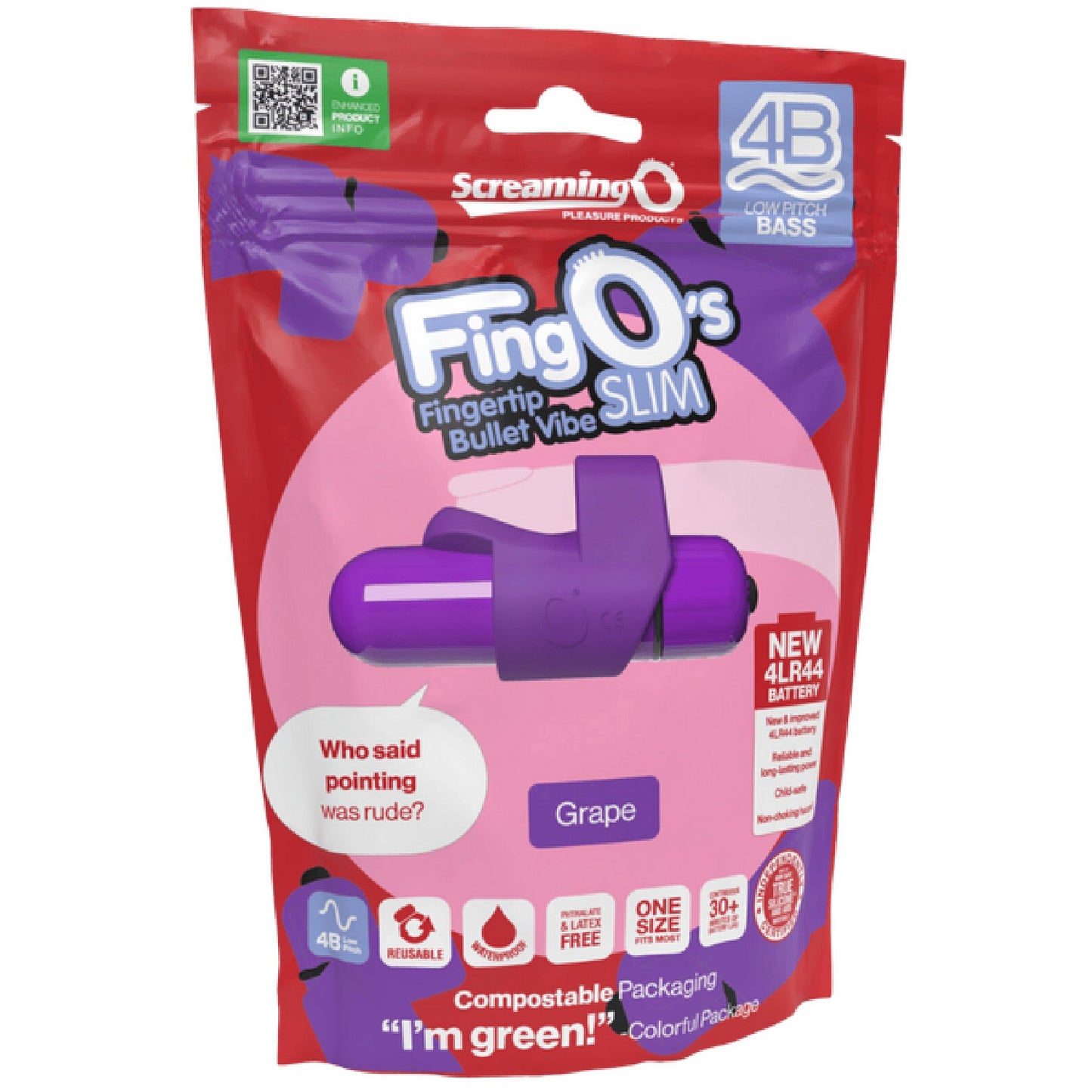 FingO's Slim 4B Low Pitch Bass (Blueberry)