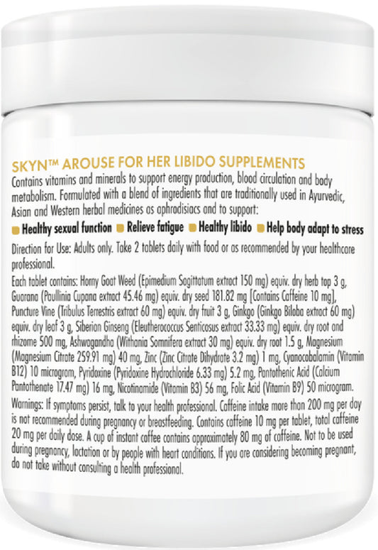 Arouse For Her - Libido Supplements (60 Tablets)