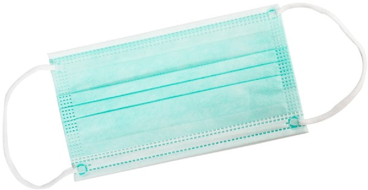 Disposable Face Mask (Blue) (50 X Pack)