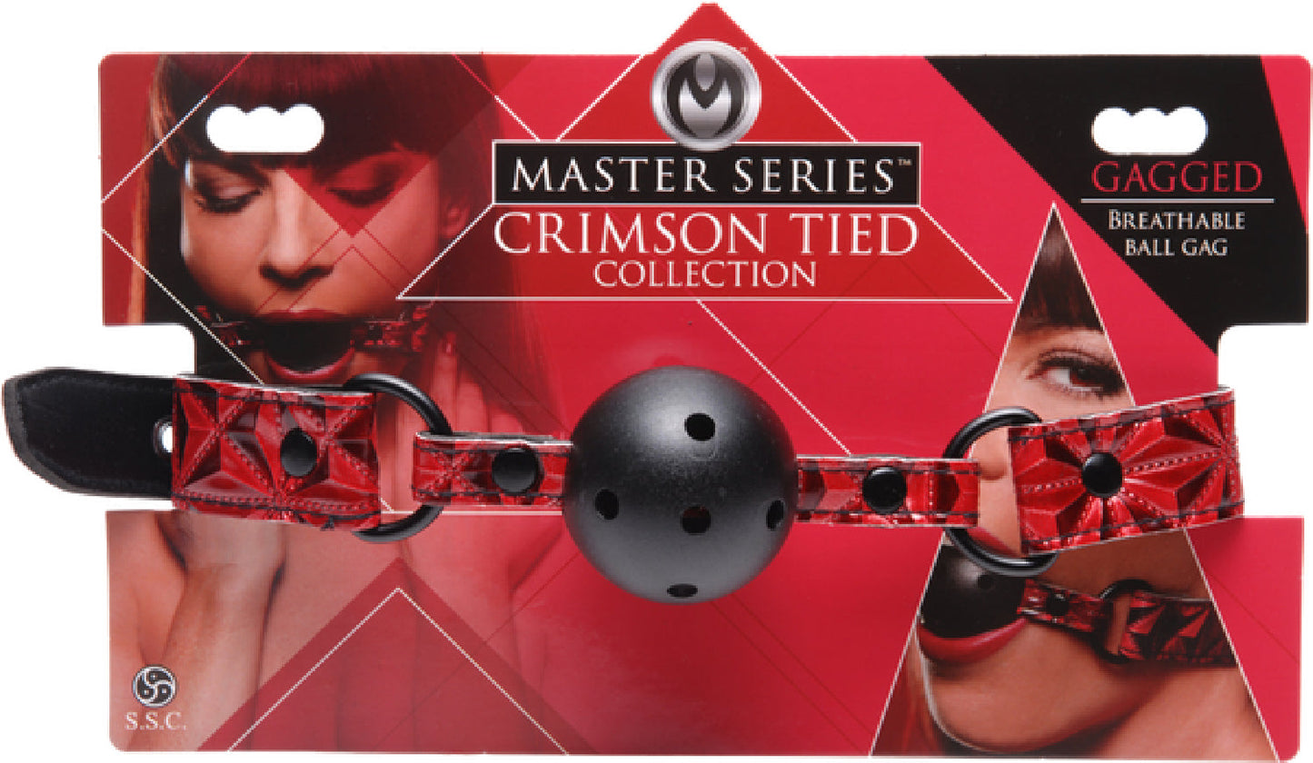 Crimson Tied Breathable Ball Gag