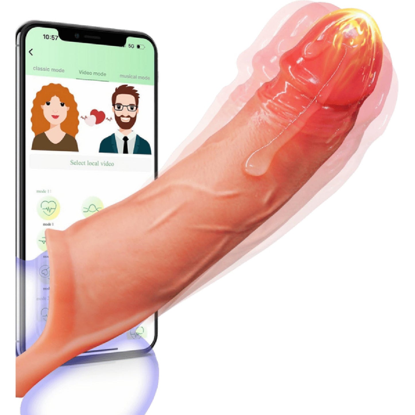 Vibe Wear - App Control Penis Sleeve