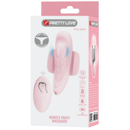 Remote Panty Massager -Fairy Boat (Pink)