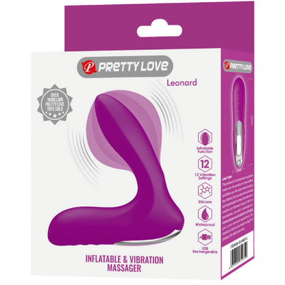 Inflatable Massager - Leonard (Purple)