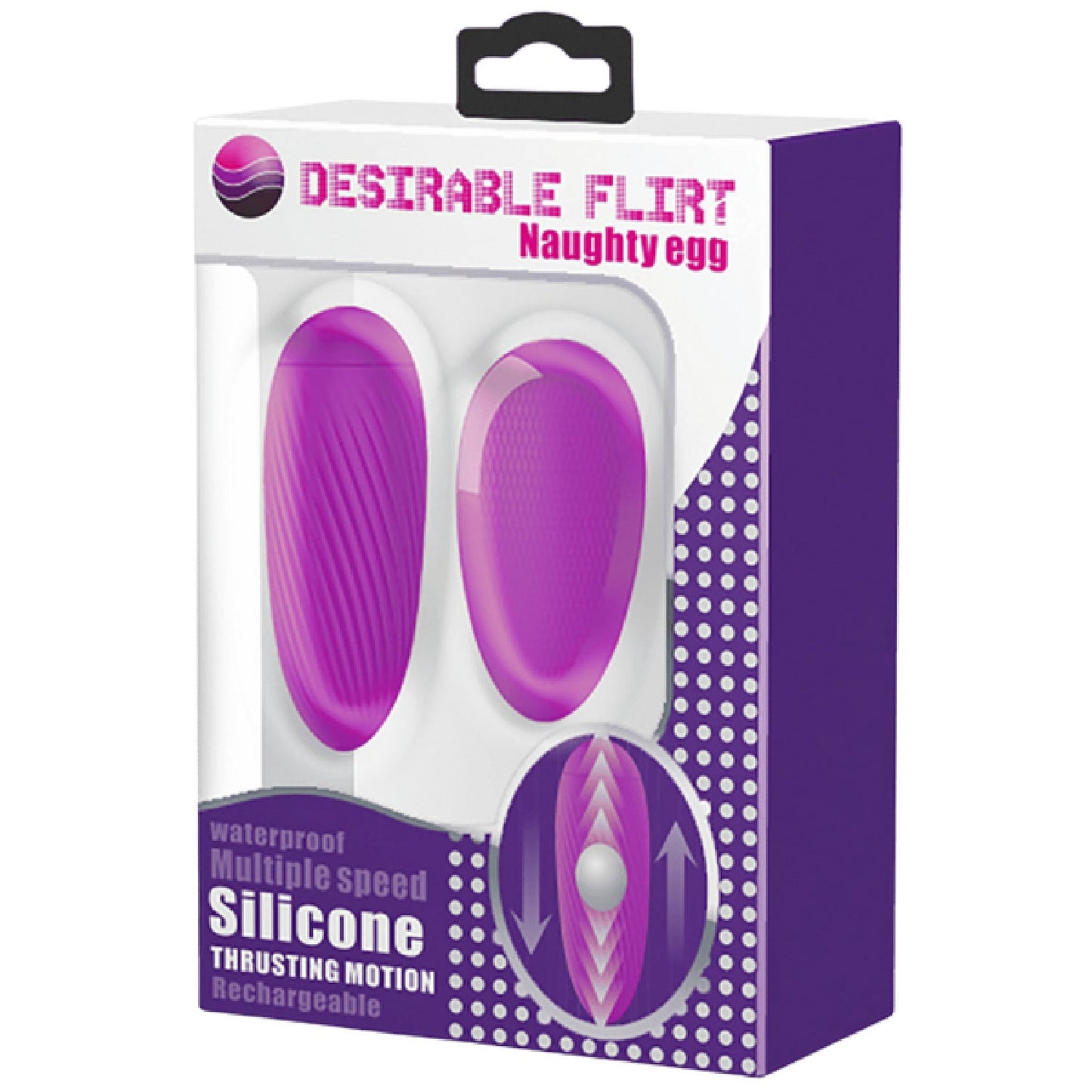 Silicone Naughty Egg (Purple)