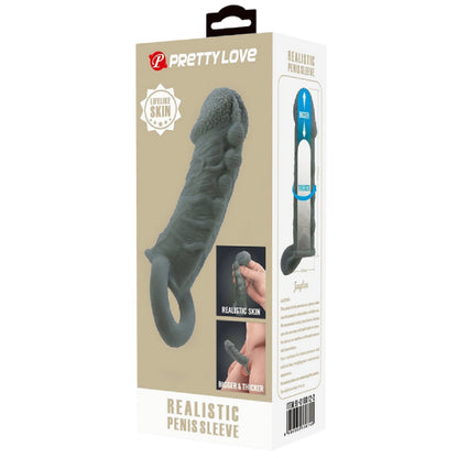 Realistic Penis Sleeve (Black)