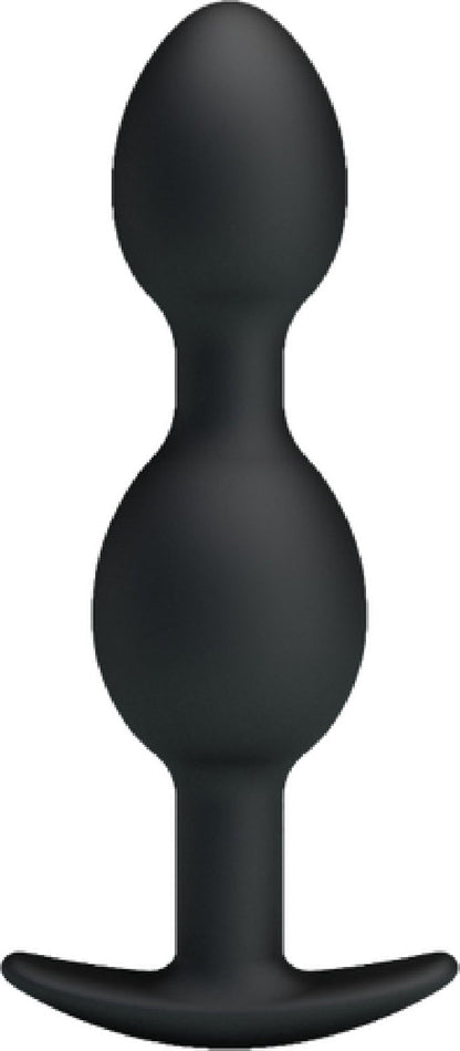 Silicone Anal Balls 4.92" (Black)