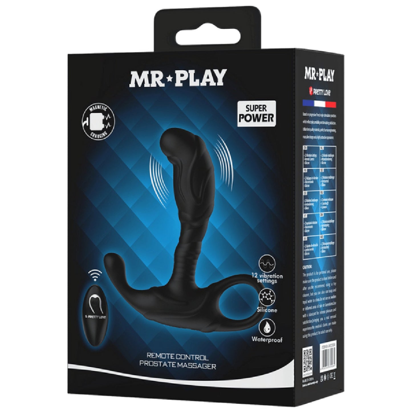 Remote Control Prostate Massager (Black)