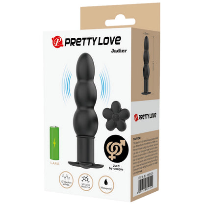 Silicone Butt Plug - Jadier (Black)
