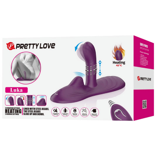 Luka - Rechargeable Remote Control Love Pad (Purple)