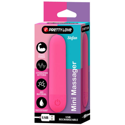 Stefan - Rechargeable Mini Massager (Purple)