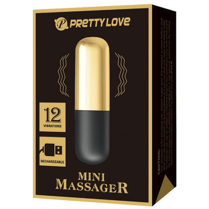 Rechargeable Mini Massager (Gold)