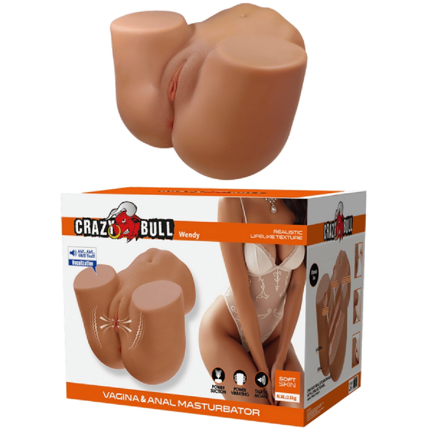 Vagina and Anal Masturbator - Wendy (Talk and Suction)