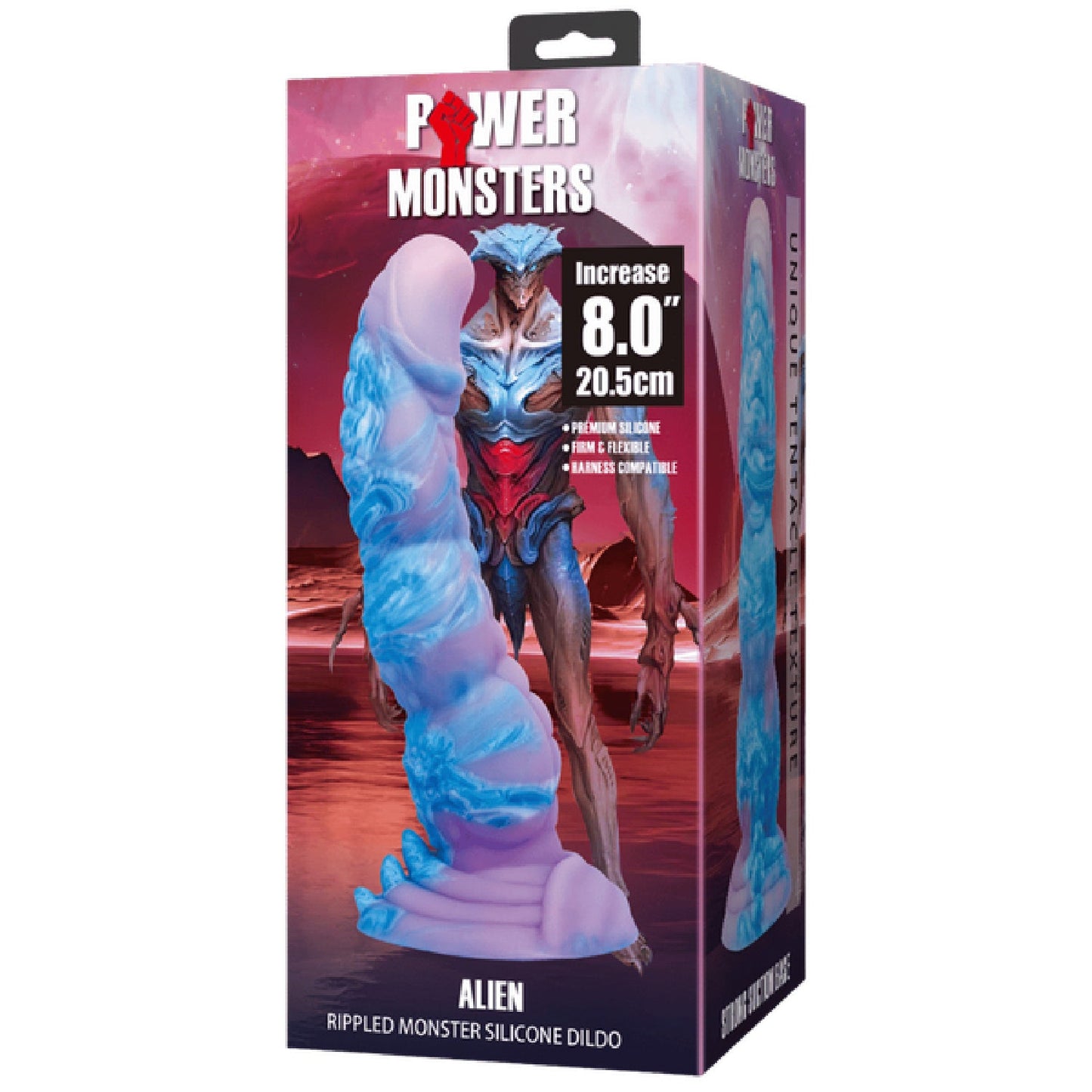 Alien 8" (Purple/Blue)